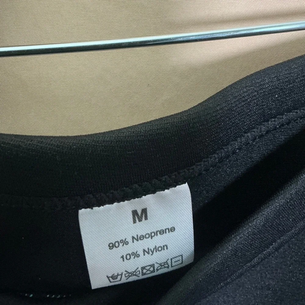 GoldFin Wetsuit Pants Womens Medium Black Excellent 2mm Neoprene Leggings Blue